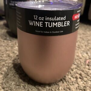 ‼️SOLD‼️Insulated Wine Tumbler - Rose Gold